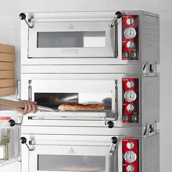 Triple Deck Pizza/Bakery Oven with Three Independent Chambers; (3) 1700W, 120V