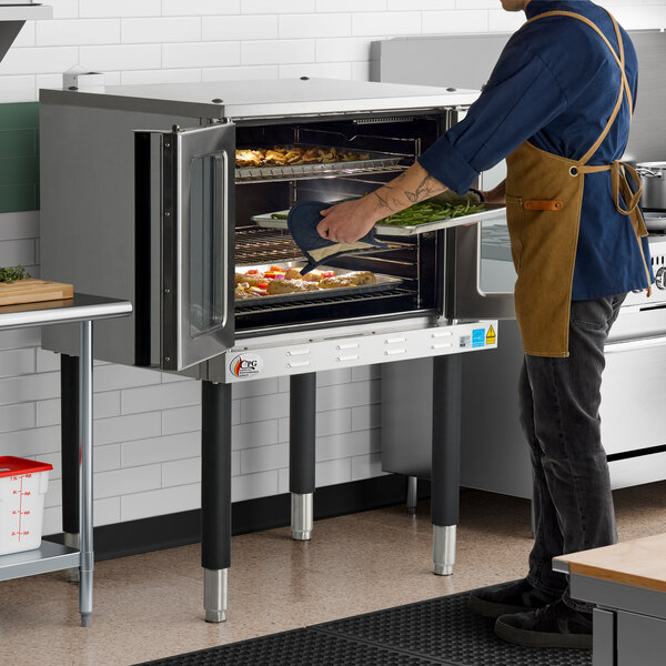 Single Deck Standard Depth Full Size Electric Convection Oven - Image 2