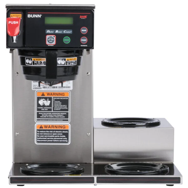Bunn 38700.0002 Axiom 15-3 Automatic Coffee Brewer with 3 Lower Warmers - 120V - Image 3