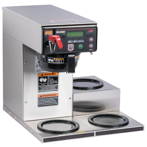 Bunn 38700.0002 Axiom 15-3 Automatic Coffee Brewer with 3 Lower Warmers - 120V - Image 2