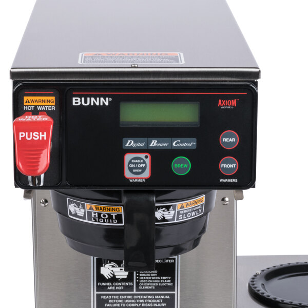 Bunn 38700.0002 Axiom 15-3 Automatic Coffee Brewer with 3 Lower Warmers - 120V - Image 4