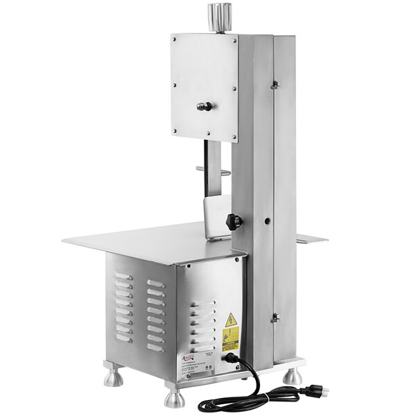 Avantco EMBS65SS 65" Blade Stainless Steel Countertop Vertical Band Meat Saw - 1 hp, 120V - Image 3