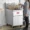 Avantco FF100 Natural Gas 70-100 lb. Stainless Steel Tube Floor Fryer - 150,000 BTU