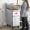 Avantco FF50 Natural Gas 50 lb. Stainless Steel Floor Fryer - 120,000 BTU