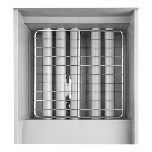 Avantco FF100 Natural Gas 70-100 lb. Stainless Steel Tube Floor Fryer - 150,000 BTU - Image 5