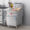 Avantco F5-ES-N 65-70 lb. Natural Gas Stainless Steel Floor Fryer - 100,000 BTU