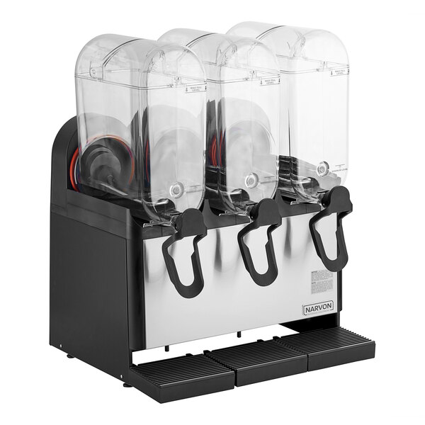 Narvon Triple 5 Gallon Bowl Refrigerated Beverage Dispenser - 115V - Image 2