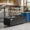 Avantco BCF-72-HC 70 7/8" Square Glass Black Refrigerated Bakery Display Case