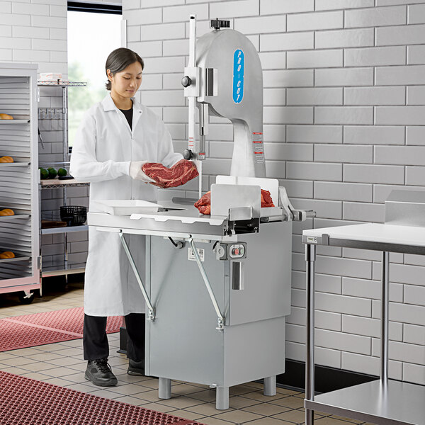ProCut KSP-116 116" Blade Floor Model Vertical Band Meat Saw - 115V, 1 1/2 hp
